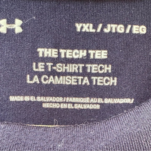 EUC Under Armour Blue Bentley Falcons 1917 Tee Youth XL - Picture 3 of 5